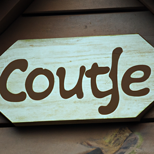 Wood Cottage Sign